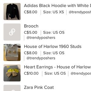 Adidas Black Sweatshirt with White Accents